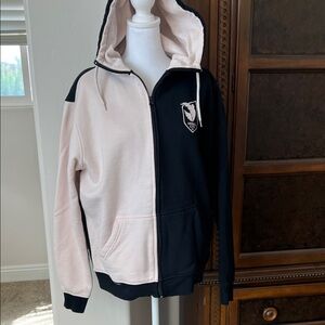 Chic Two-Tone Women's Hoodie